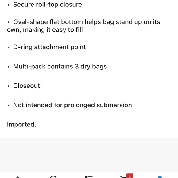 Alps Mountaineering Torrent Dry Bag Multi-Pack - Picture 3 of 3